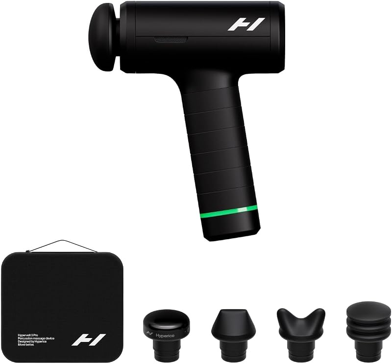 Hyperice Hypervolt 3 Pro – Professional Percussion Massage Gun with QuietGlide Technology | 6 Speeds
