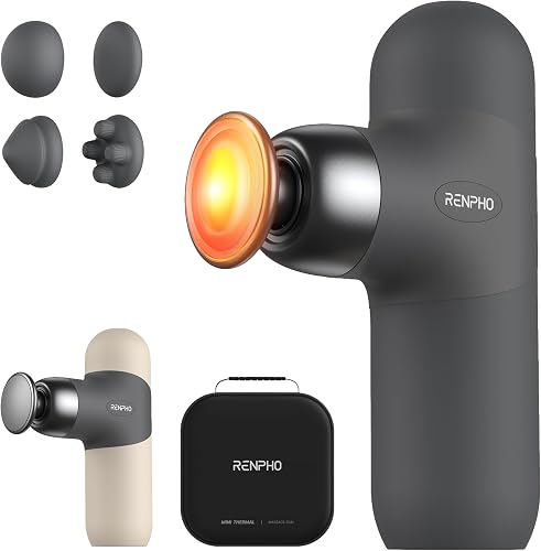 RENPHO Mini Thermal Massage Gun with Heat, Portable Deep Tissue Percus — Real-world performance testing in action