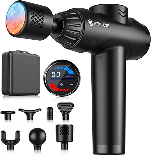 AERLANG Massage Gun with Heat and Cold,Massage Gun Massage Gun Deep Ti — Our recommended configuration for best results