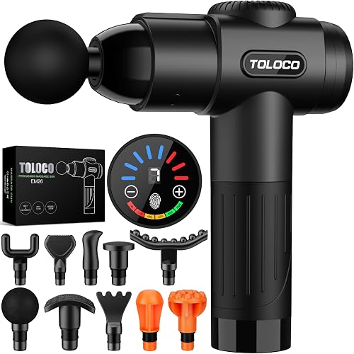 TOLOCO Massage Gun, Deep Tissue Back Massage for Athletes for Pain Rel — Real-world performance testing in action