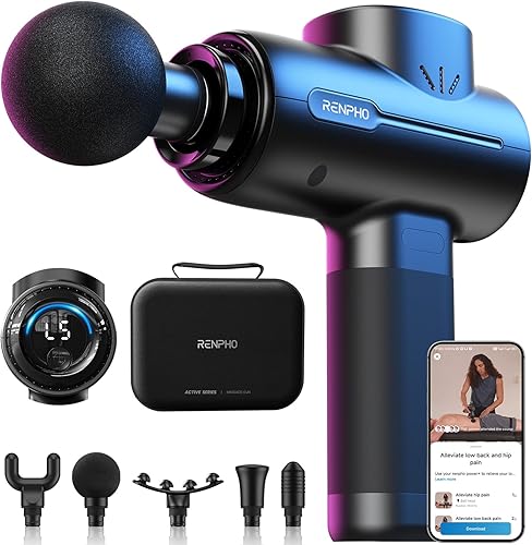 RENPHO Active+ Percussion Massage Gun, Fathers Day Dad Gifts, 5 Adjust — Side-by-side comparison of top picks in this category