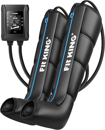 FIT KING Professional Air Compression Leg Recovery System, Cordless Re — Real-world performance testing in action
