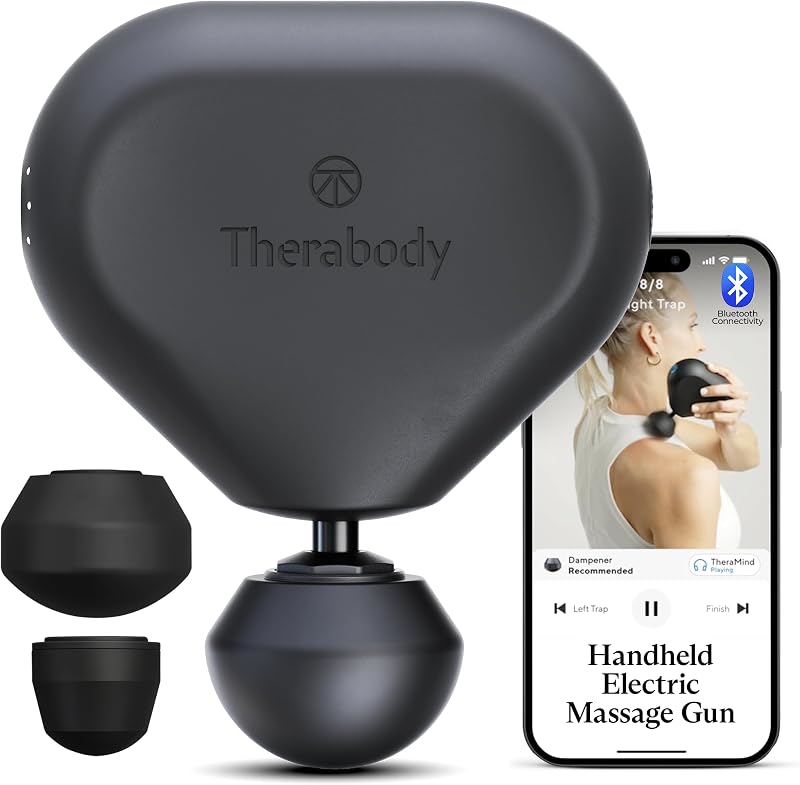 TheraGun Mini Plus Massage Gun by Therabody - Portable Massage Enhanced with Heat – Travel Essential for Faster Recovery On The Go