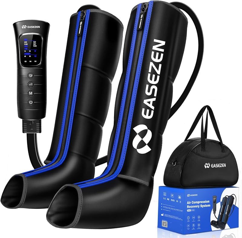 EaseZen Leg Compression Massager for Circulation and Pain Relief