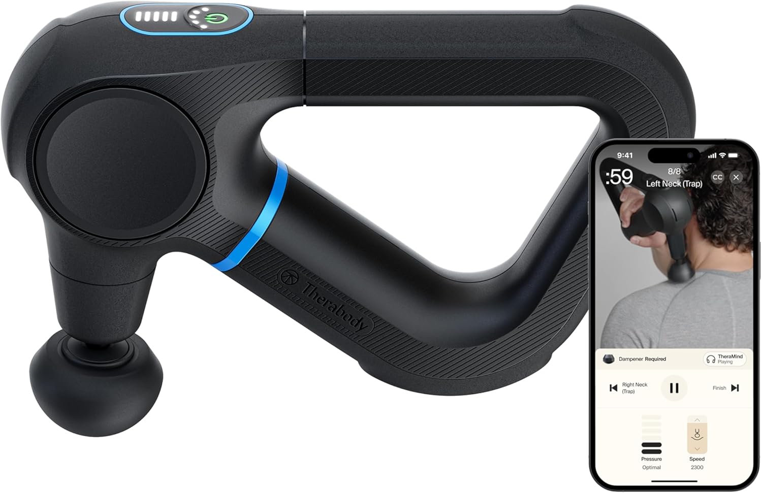 TheraGun Prime (6th Generation) Massage Gun by Therabody – Deep Tissue, Powerful Massage in a Rugged, Durable Design for R...