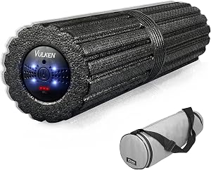Vulken Extra Long 17” Vibrating Foam Roller 4 Speeds 3800RPM High Intensity Quick Charge E