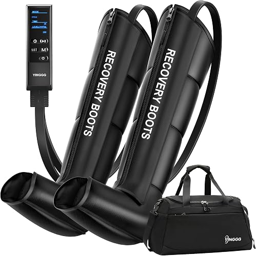 YINGGG Air Leg Massager with Compression: Professional Full Compressio — Real-world performance testing in action