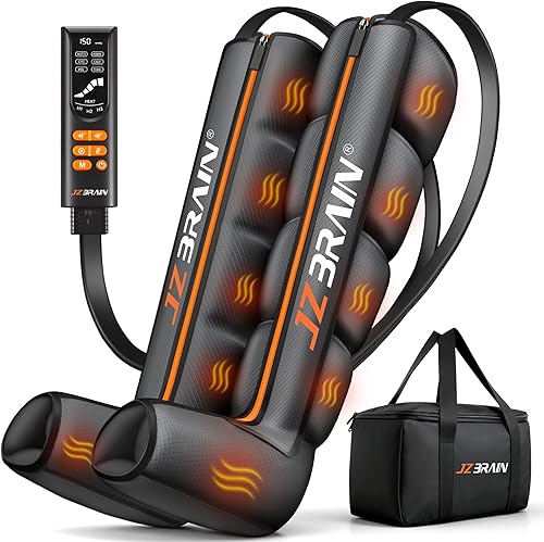 JZBRAIN Air Compression Boots Leg Massager: Sequential Full-Leg Recove — Real-world performance testing in action